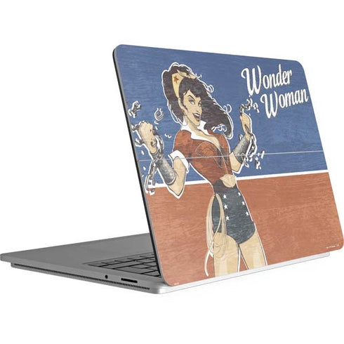 DC Comics Bombshells Wonder Woman Bombshell Surface Laptop Studio Skin